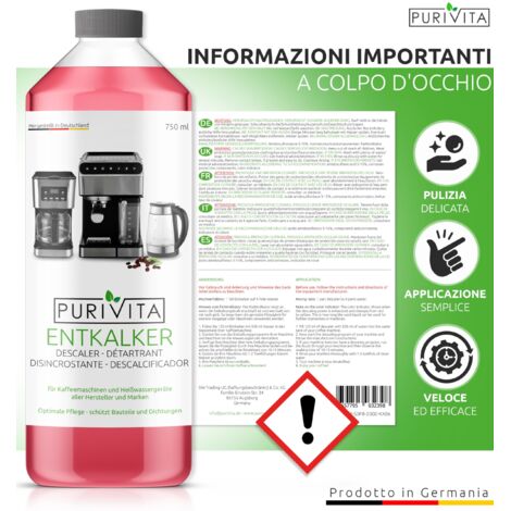 Fige Vida Decalcificante Universale 1 Litro Per Lavatrice E Lavastoviglie - Compatibile Con Electrolux 9029803393