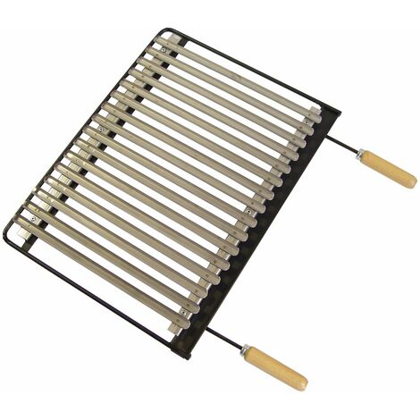 IMEX EL ZORRO 71609 - Griglia per Barbecue, in Acciaio Inossidabile, 56 x 41 cm