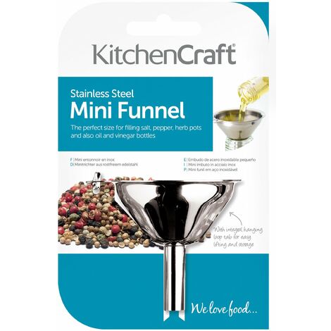 KitchenCraft Mini Imbuto in Acciaio Inossidabile, 5,5 cm (2 )