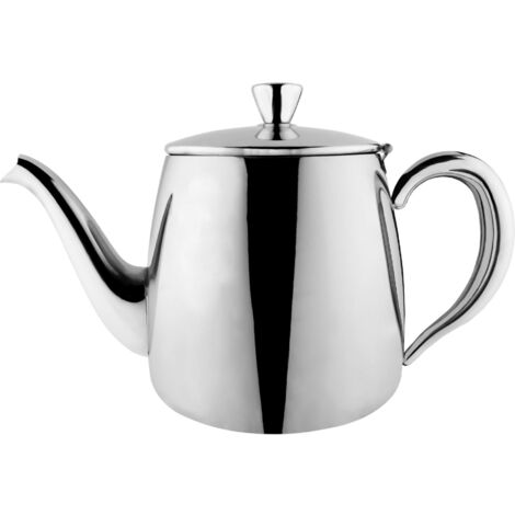 Cafe Olé PT-013 - Teiera in acciaio INOX, 380 ml, Acciaio INOX, 35 oz (1/4)