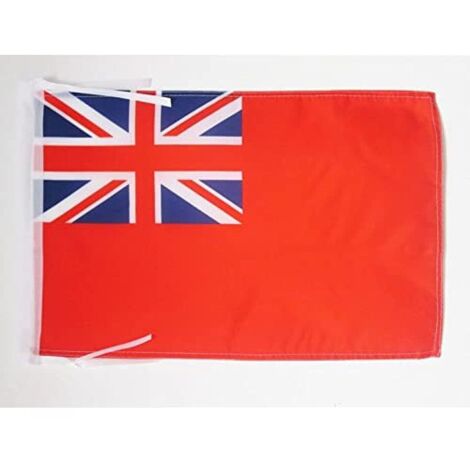Bandiera Regno Unito Red Ensign 90x60 Cm – Insegna Rossa Britannica In Poliestere 100D Con Occhielli In Ottone – AZ FLAG