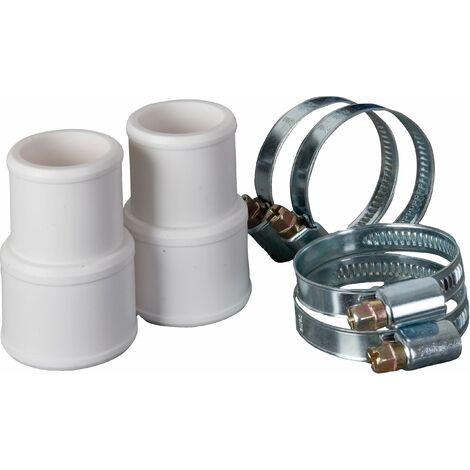 Gre AR511 - Kit di connettori per tubi galleggianti. Include 2 connettori per tubi e 4 morsetti metallici. Per diametri 32-38 mm. (1/3)