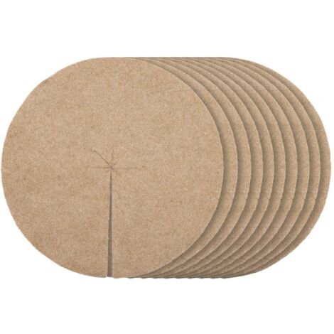 La cordeline - Dischi di pacciamatura, in Feltro di Iuta, 700 g/m², 40 cm