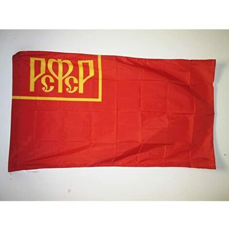 Bandiera RSFSR 1918-1925 90x60 Cm – Repubblica Socialista Federativa Sovietica Russa – Poliestere 100D Con Foro Per Asta