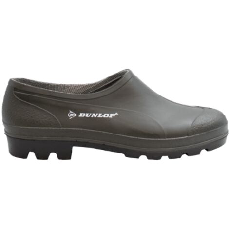 Dunlop Wellie Clog Scarpa Taglia 39 Verde/Nero B350611