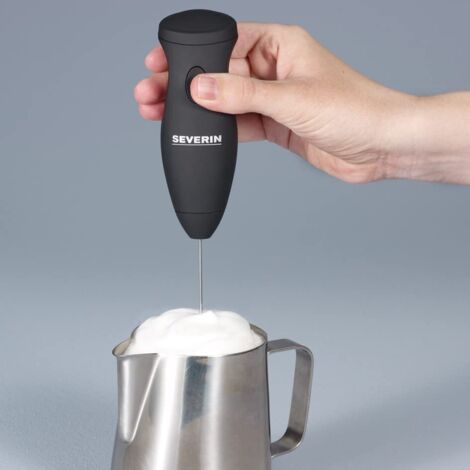 Montalatte Elettrico Portatile Senza Fili – Frullatore Mini Per Caffellatte, Schiumatore A Mano