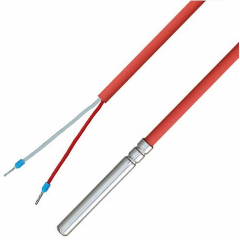 iOVEO 036HS05201 - NTC 10KOHM - Sonda di temperatura con cavo in silicone fino a 200°C, NTC 10K, 1 metro