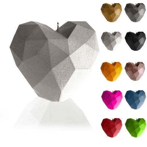 Candellana Heart Low-Poly - Candela per San Valentino - Candele di San  Valentino - Idea regalo - Candela Cuore 