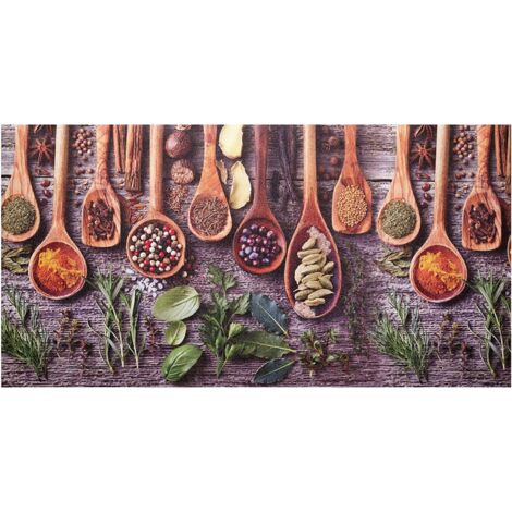 Baroni Tappeto Passatoia Cucina in PVC Antiscivolo Lavabile Mestoli 60x120 cm