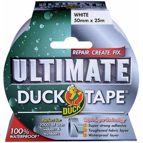 Duck - Nastro adesivo in tessuto, bianco, 232160 0 wattsW, 0 voltsV (1/5)