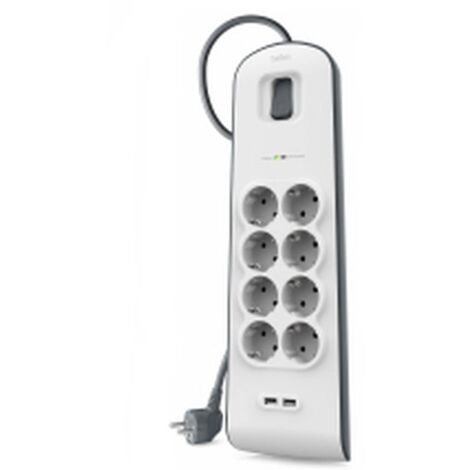 Ciabatta USB 4 Porte Con Interruttori Singoli E LED Blu - Prolunga Per Luci LED Compatibili Lego - 4