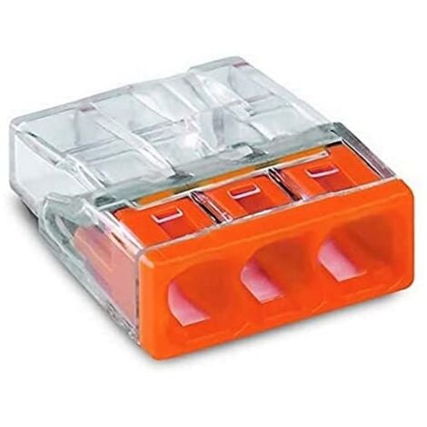 Wago 222-415 Terminali Di Collegamento 5 Poli - Confezione Da 40 Pezzi, Per Elettricisti E Fai-Da-Te - Foto 6