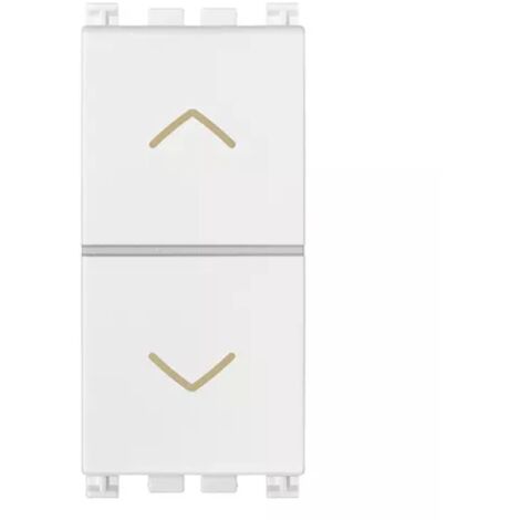 Vimar Due Pulsanti Interblocchi. Nocon no 10A, Bianco