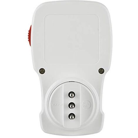 Mini Timer Programmatore Meccanico Bivalente Presa Tedesca/Schuko 1