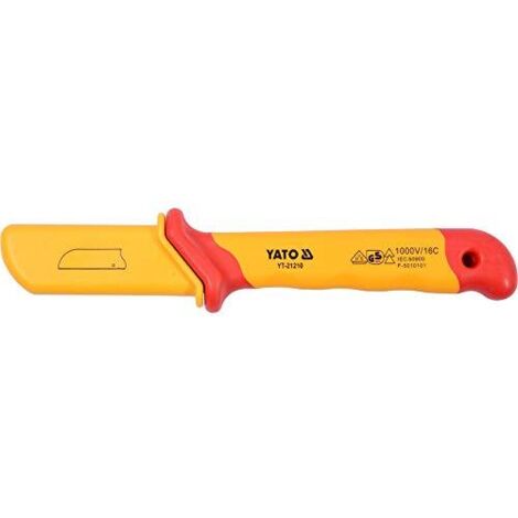 Coltello Per Lana Minerale Yato YT-7623, Lama In Acciaio Inox 350 Mm, Lunghezza Totale 505 Mm, Impugnatura In Plastica