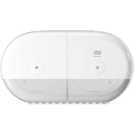 Tork SmartOne Twin Mini toiletpapierdispenser wit T9 hoge capaciteit