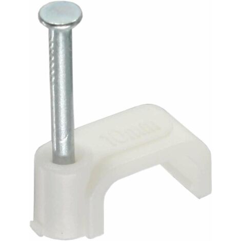 100 pz Morsetto cavo 9,5 mm avvitabile plastica bianco