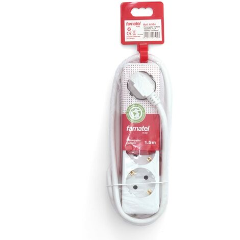 FAMATEL M258255 – Ciabatta senza interruttore a 4 prese TT