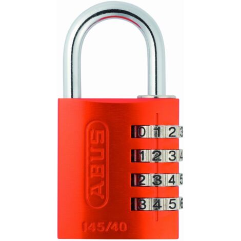ABUS 495274-145/40NARANJAB Candado aluminio combinacion 40 mm 4 dígitos naranja blister (1/4)