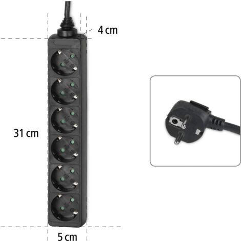 WATT&CO Prolunga Accendisigari Auto/camper 4 Metri Con Fusibile 10A, Nera - 3