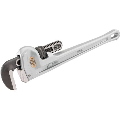 Pinza per tubi lunghezza totale 900 mm, apertura di serraggio 125 mm, per tubi da 5 pollici in alluminio