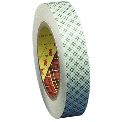 3M Nastro Biadesivo con Supporto di Carta Tessuto Non Tessuto, 410 m, 25 mm X 33 m, 0.15 mm, Bianco, 1 Rotolo