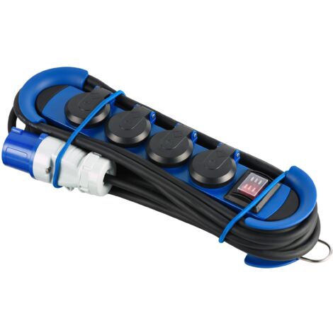 CIABATTA MULTIPRESA ELETTRICA Con Interruttore 4/6 Prese Bipasso 10A