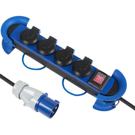 Presa Esterna Impermeabile Con Sensore - 2 Prese - IP44 - Alluminio - Foto 5