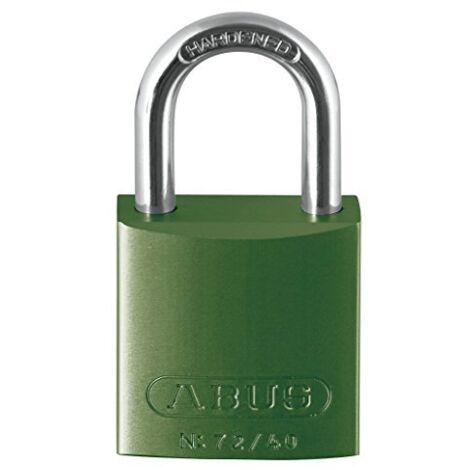 ABUS 436000-72/40VERDE Candado Aluminio arco de acero endurecido 40 mm Verde
