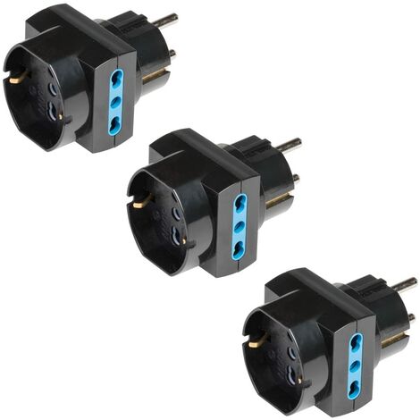 ADATTATORE MULTIPRESA CIVILE 2 PRESE 10-16a +1 PRESA – PanFix Italia