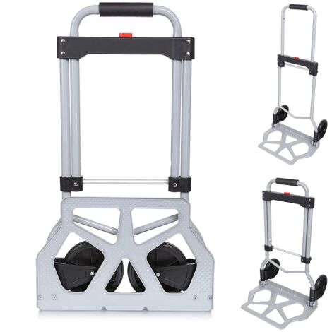carrello pieghevole in alluminio standers portata 100 kg piattaforma in acciaio