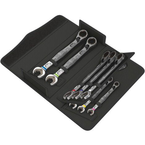 Wera 6001 Set di chiavi a cricchetto aperte Joker Switch 11 pezzi