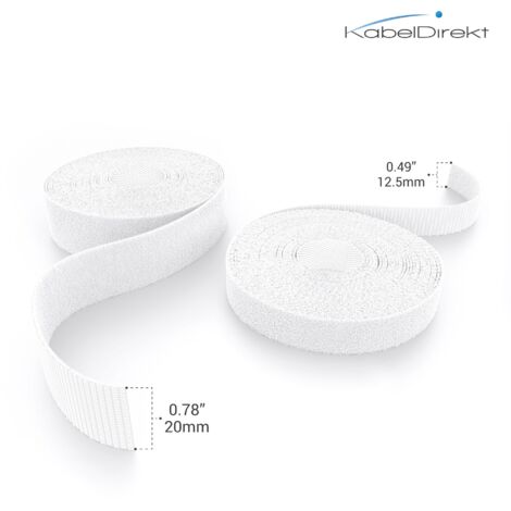 Fascette 200x20 Mm Bie-Tec Set Di 50 Fascette In Velcro Per Cavi - Foto 12