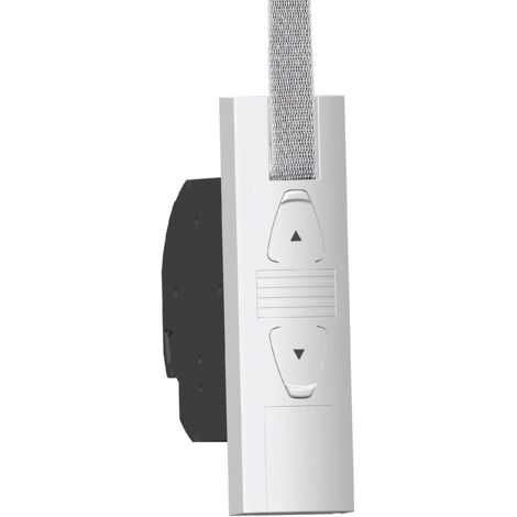Superrollo GW190 avvolgitore elettrico a incasso per cassetta della cinghia, azionamento per tapparelle fino 45 kg (circa 6 m²), per cinghia da 23 mm