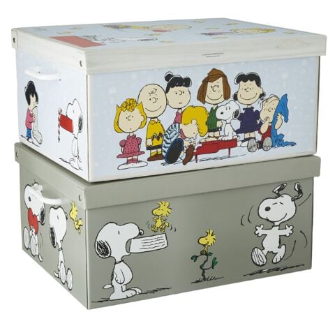 Scatole Armadio In Cartone Lavatelli - Set 2 Pezzi, 49x40x24 Cm, Per Vestiti E Biancheria, Stampa Ortensie