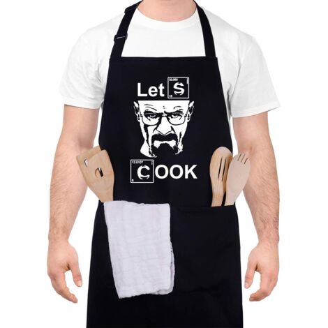 Grembiule Da Cucina Uomo 'Il Re Del Barbecue' - Impermeabile, Regolabile, Tasche, Regalo Perfetto Per Papà