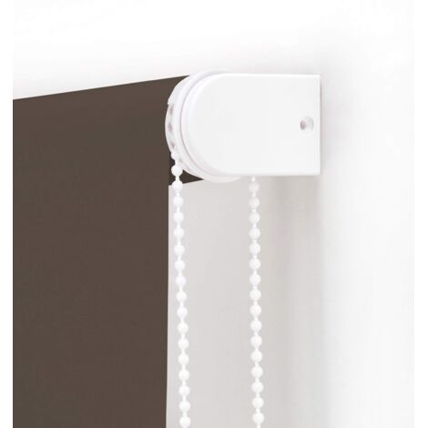 Tenda Avvolgibile Traslucida In Lino E Poliestere 140x200 Cm, Con Meccanismo A Catena E Staffe Per Parete/soffitto