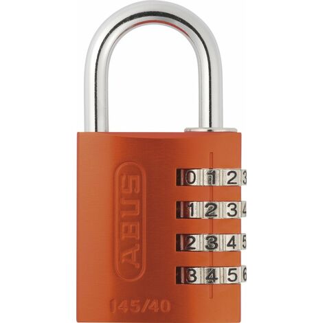ABUS 145/40NARANJA Lucchetto, Arancione