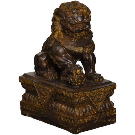 Design Toscano Statua Cane da Guardia Cinese Lion Foo: Maschio