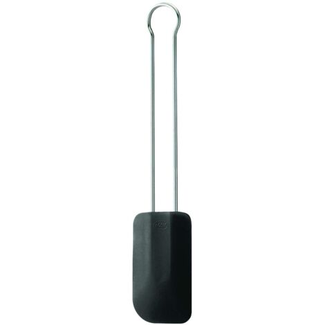 RÖSLE Spatola Marisa, per la preparazione e la cottura degli alimenti, in robusto silicone, nero, 26 cm, acciaio inossidabile, resiste a temperature da -30°C a +200°C, lavabile in lavastoviglie (1/5)