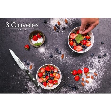 3 Claveles Forgé Cuchillo para filetear Forjado, Acero Inoxidable,  Multicolor, 15 cm