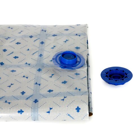 Set di 3 sacchetti sottovuoto coperte e piumoni, con pompa manuale, salvaspazio, buste sottovuoto vestiti, misura S 40x60cm per magliette, ideali per viaggio