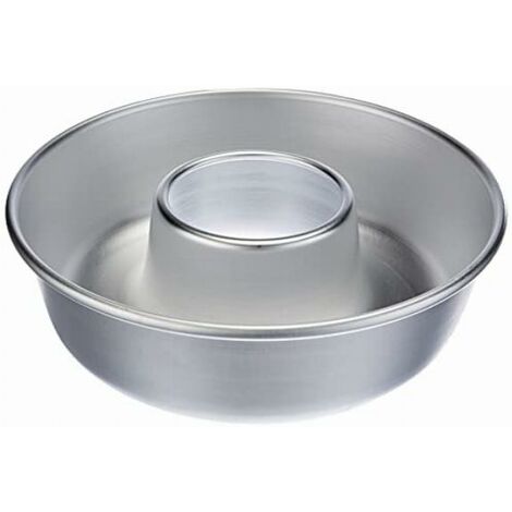 Pentole Agnelli Linea Pasticceria e Cake Design Ciambella Con Tubo, Argento, 26 cm (1/5)