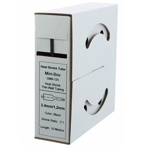 Tubo Termoretraibile Rosso 5m - Restringe Da 25.4mm A 12.7mm Per Isolamento Cavi - Foto 5