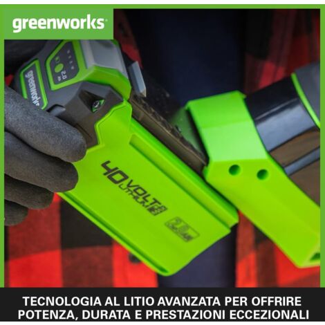 Batteria Greenworks 40V 2Ah G40B2 - Ricambio Per Attrezzi Da Giardino A Batteria - Foto 7