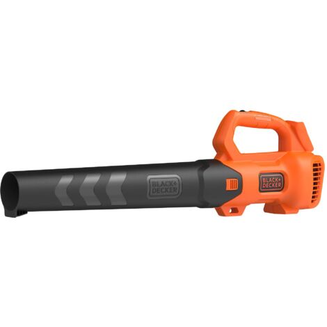 BLACK+DECKER SOFFIATORE ASSIALE 18V Unita' Senza Batteria E Caricabatterie - VENTOLE ASSIALI, Volume d'Aria Max 340 CFM, EFFICIENZA 90 mph, Design Leggero E Compatto. BCBL200B-XJ