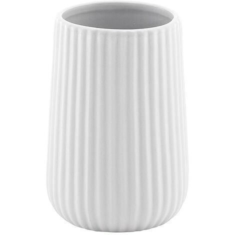 Portaspazzolini Ceramica Gedy Marika Grigio - Design R&S, 11.6x8x8cm, Made Italy - Foto 9