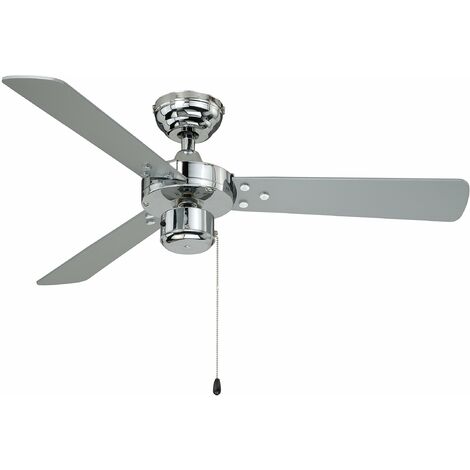 Ventilatore da soffitto, Sefir, 107cm, con pale a scomparsa