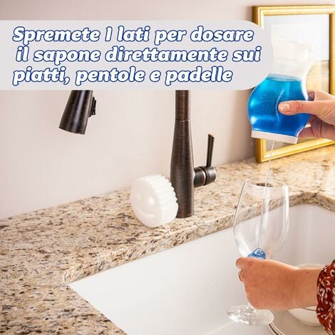 Scrub Daddy Soap Daddy Dispenser Sapone Cucina - Porta Detersivi a