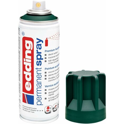 edding 5200 Spray Permanente Lacca Trasparente, Transparente Opaco, 200 Ml, Vernice Acrilica Fissante Lucida, per Sigillare e Proteggere La Vernice, Smalto Acrilico Trasparente